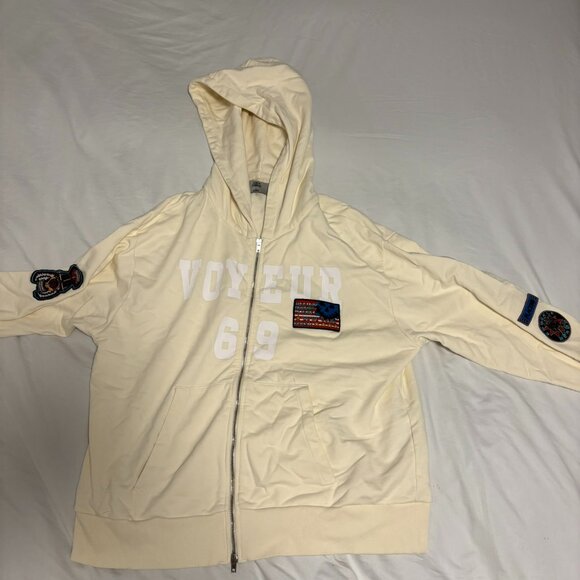 Luka Sabbat Cream Voyeur 69 Hoodie for About You - Picture 1 of 5